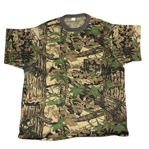 Realtree Vintage Camoflauge Tee Shirt, Made in the USA, size tag says 3XL